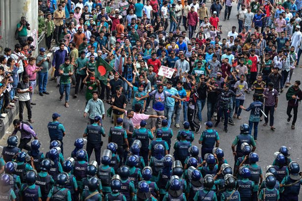 BANGLADESH-STUDENTS-PROTEST