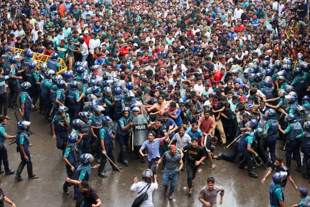 Students Protest In Bangladesh