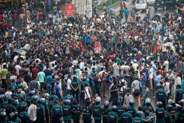 Students Protest The High Court's Verdict To Reinstate The Quota System