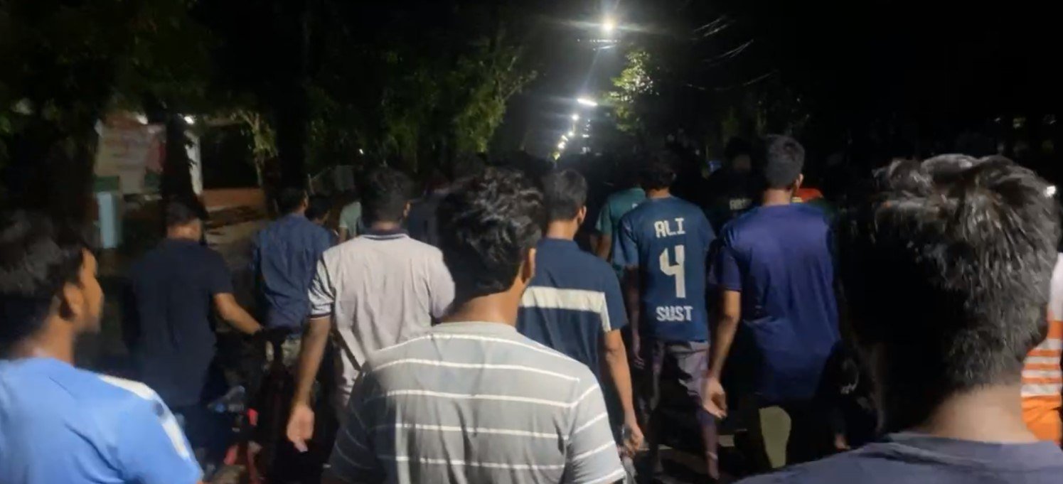 মধ্যেরাতে উত্তাল শাবিপ্রবি।