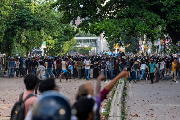 Anti Quota Protest and Curfew in Dhaka