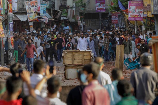 Clash between Anti-quota protesters and Bangladesh Chhatra