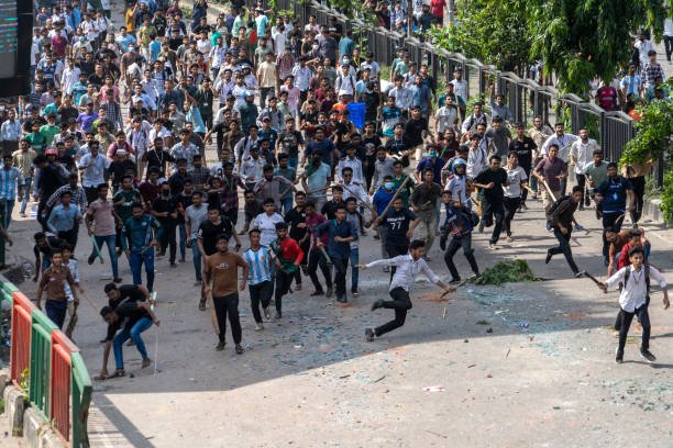 Anti Quota Protest and Curfew in Dhaka