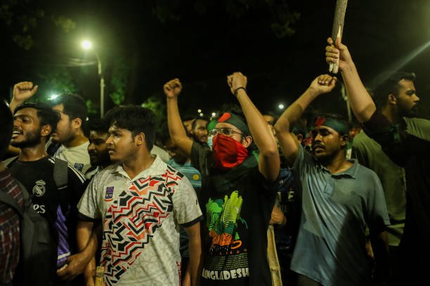 Anti Quota Protest and Curfew in Dhaka