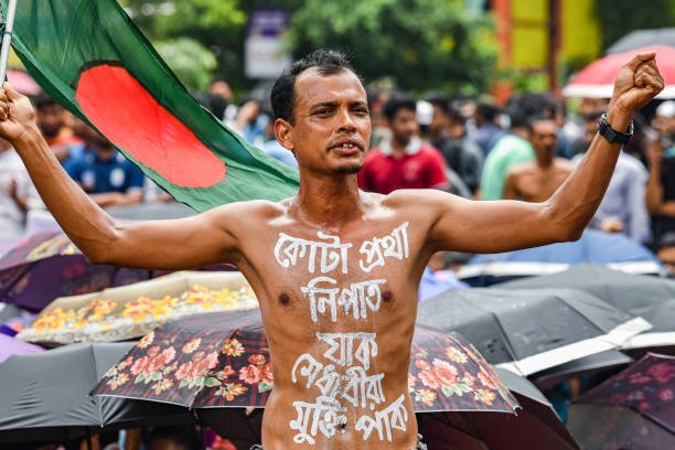Student Protest For Abolished Quota System