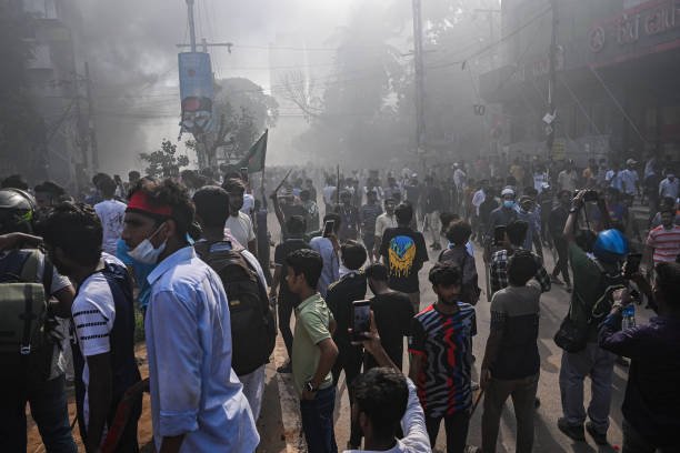 Bangladesh Unrest Students Protest