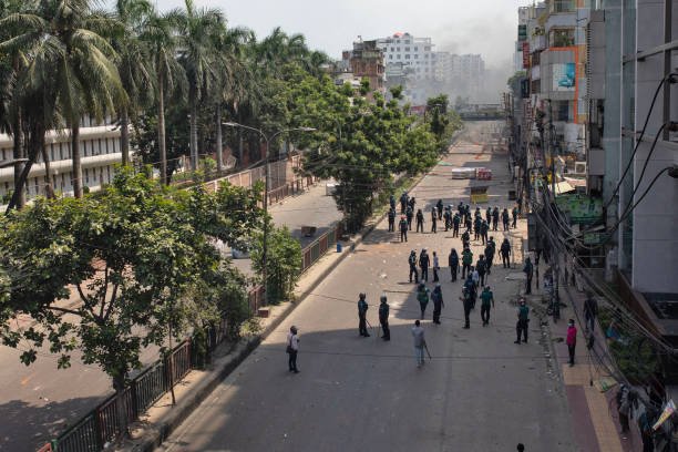 Clash Between Police And Students Demanding Reforms In Quota System