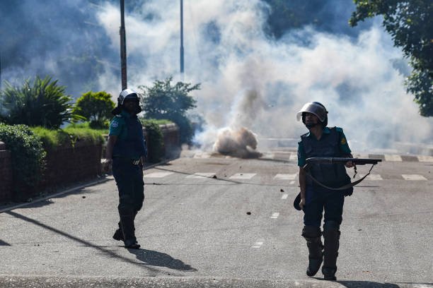 An Anti-quota Student Protester