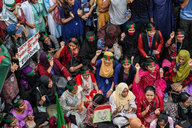 Bangladesh Unrest Students Protest