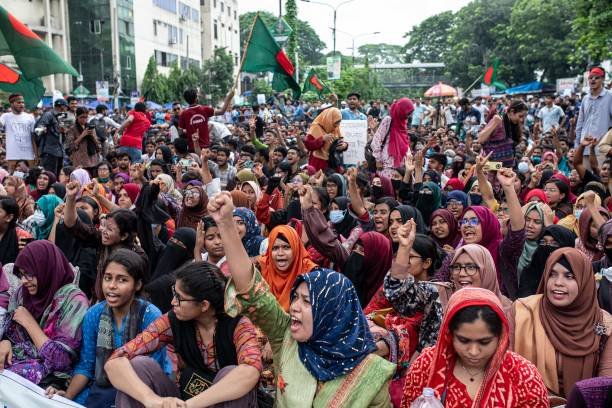 Students Protest In Dhaka