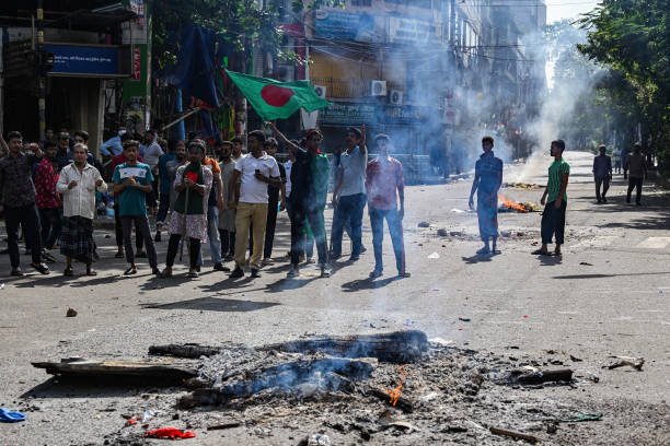 Bangladesh Unrest Students Protest