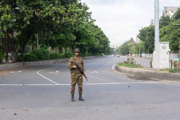 Army Patrolling Dhaka Road