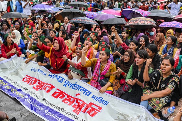 Student Protest For Abolished Quota System