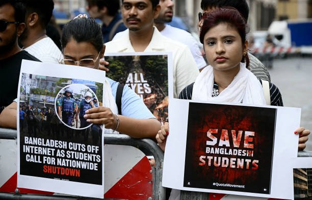 ITALY-BANGLADESH-STUDENTS-PROTEST