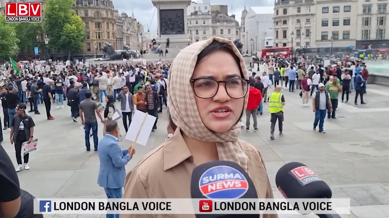 ভাইদের হত্যার প্রতিশোধ নিতে লন্ডনে জড়ো হয়েছে হাজার হাজার মানুষ।