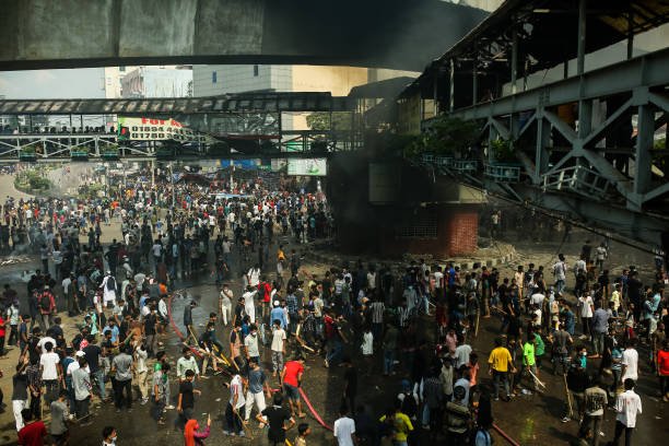Anti Quota Protest and Curfew in Dhaka