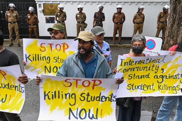 SRI LANKA-POLITICS-STUDENTS-PROTEST