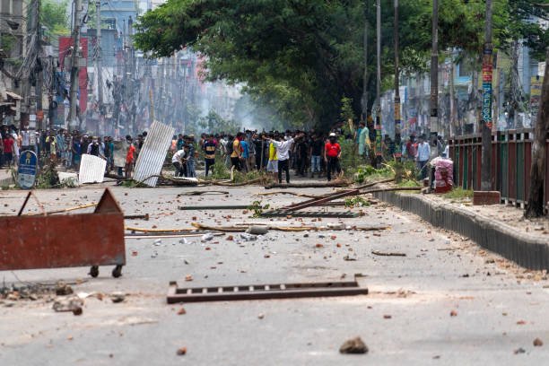 Anti Quota Protest and Curfew in Dhaka