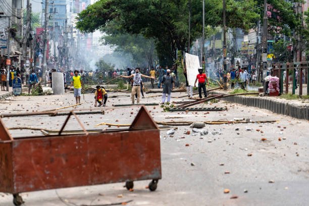 Anti Quota Protest and Curfew in Dhaka