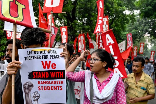 INDIA-BANGLADESH-UNREST-STUDENTS