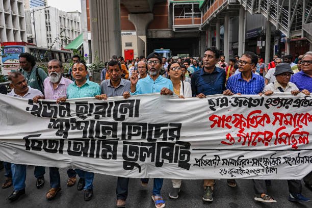 Bangladesh Activists Protest