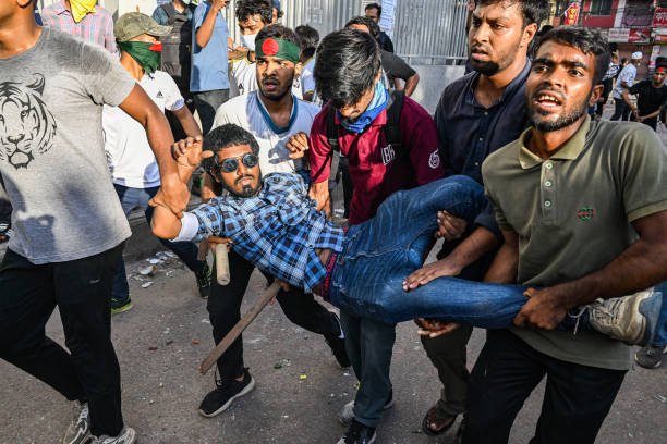 A student was shot by a Ruling Awami League Party member,