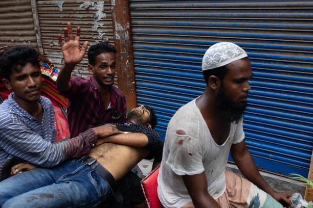 Anti-Government Protesters Celebrations In Dhaka, Bangladesh
