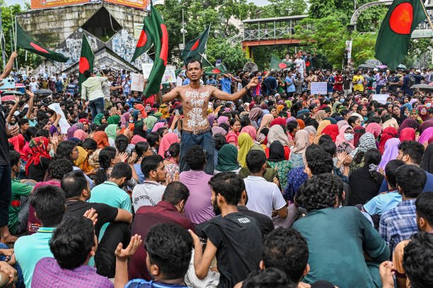 Student Protest For Abolished Quota System