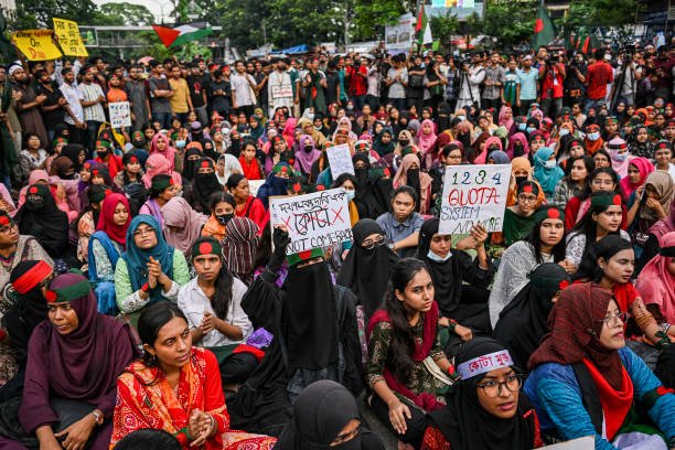 Student Protest For Abolished Quota System