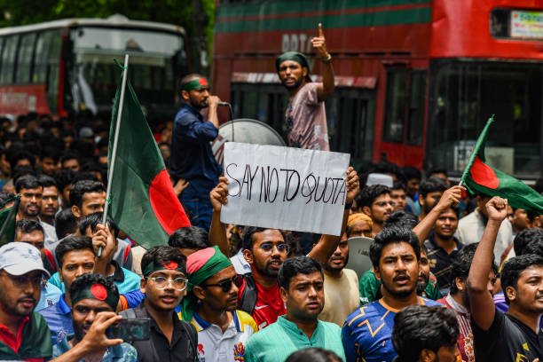 Student Protest For Abolished Quota System