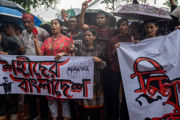 Dhaka protest against violence