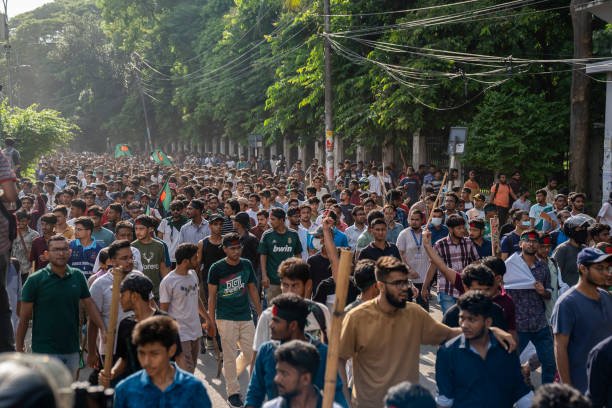 Anti Quota Protest and Curfew in Dhaka