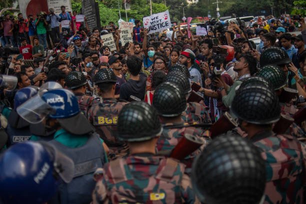 Anti-quota Protest In Dhaka