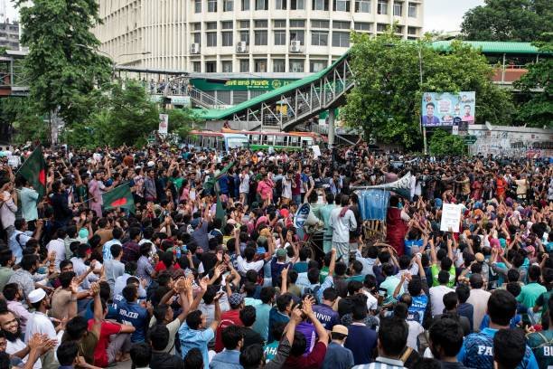Students Protest In Dhaka