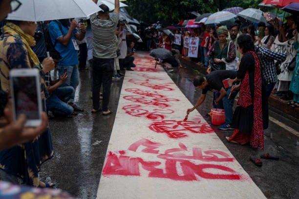 Dhaka protest against violence