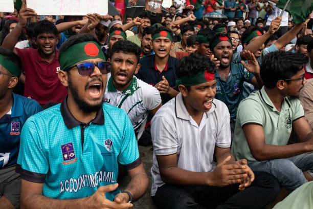 Students Protest In Dhaka