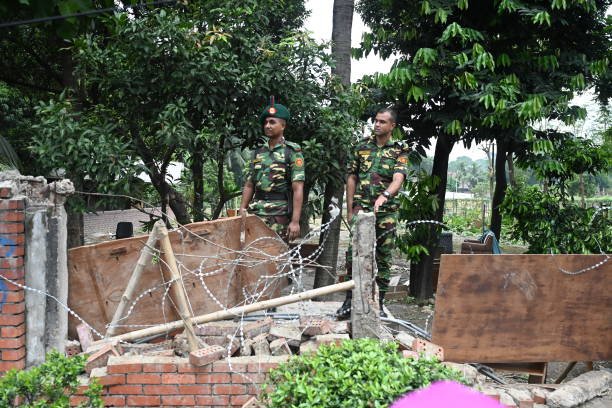 Dhaka Following Prime Minister's Resignation In Bangladesh.