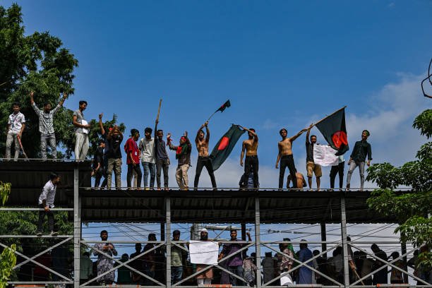 Bangladesh Unrest Students Protest
