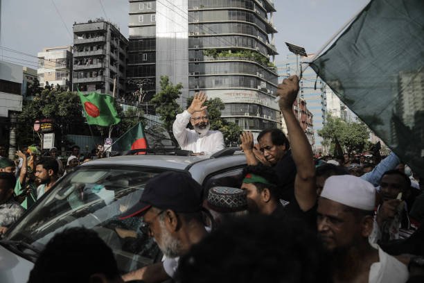 Demonstration-of-Bangladesh-Nationalist-Party-Supporters