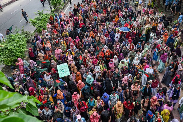 Students Protest Job Quotas in Bangladesh