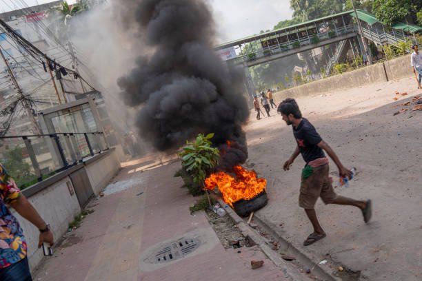 Anti Quota Protest and Curfew in Dhaka