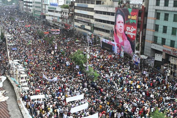 Bangladesh Nationalist Party's Protest Rally In Dhaka.