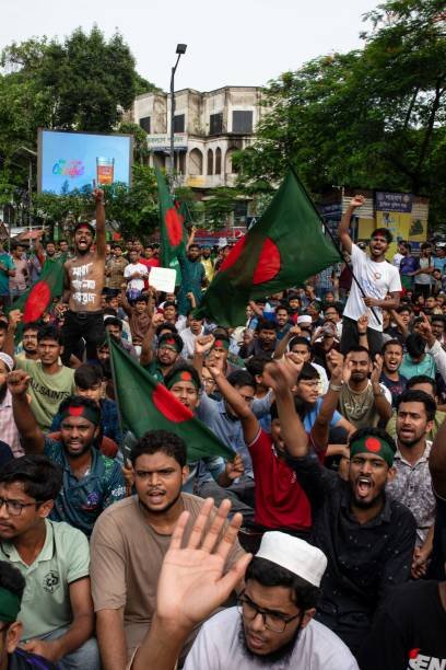 Students Protest In Dhaka