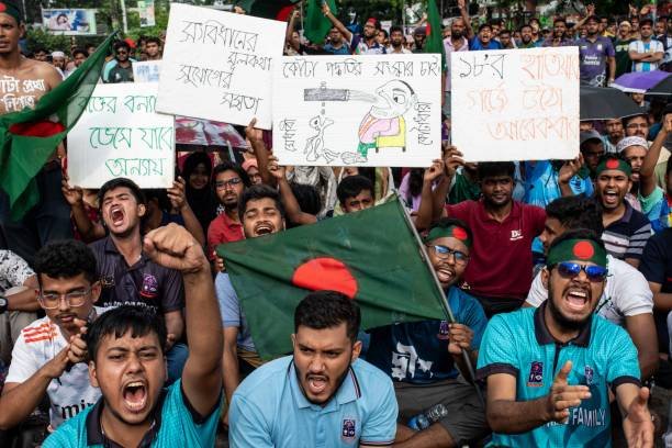 Students Protest In Dhaka