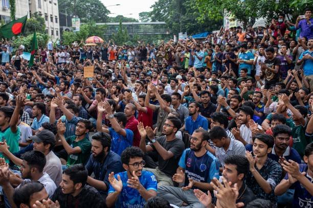 Students Protest In Dhaka