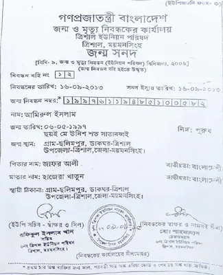 মো: আমিরুল ইসলাম