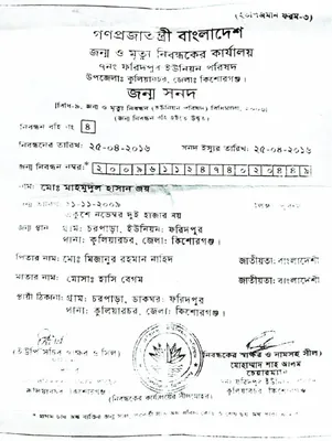 মোঃ মাহমুদুল হাসান জয়